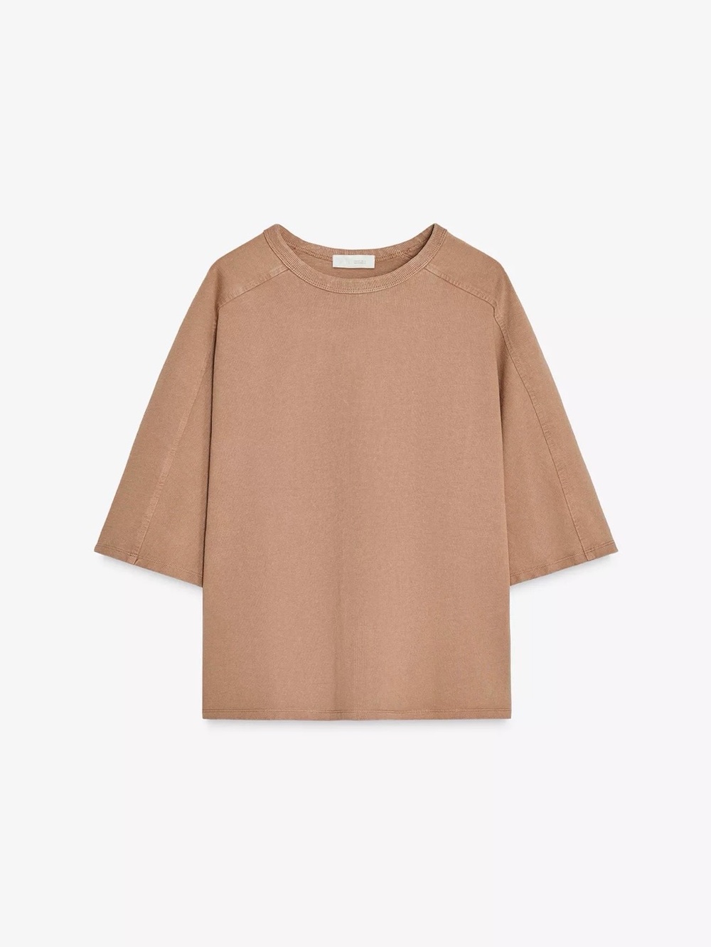 Zara Washed Heavy Cotton T-shirt